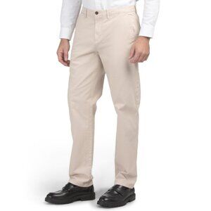 NICKEL & IRON Tan Soft Peached Sateen Twill Pants